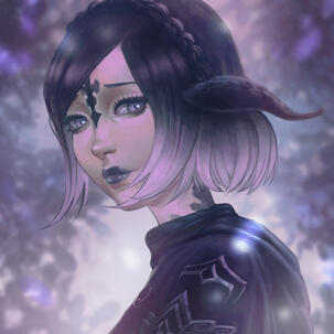 A commission for a friend when she was still Au ra!
