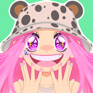 Look at her hat!!